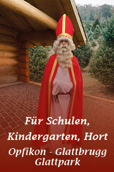 Chlausbesuch im Chlaushüsli im Wald - für Schulen - Kigas - Horte - in 8152